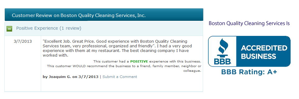Office Cleaning Services Real Testimonials